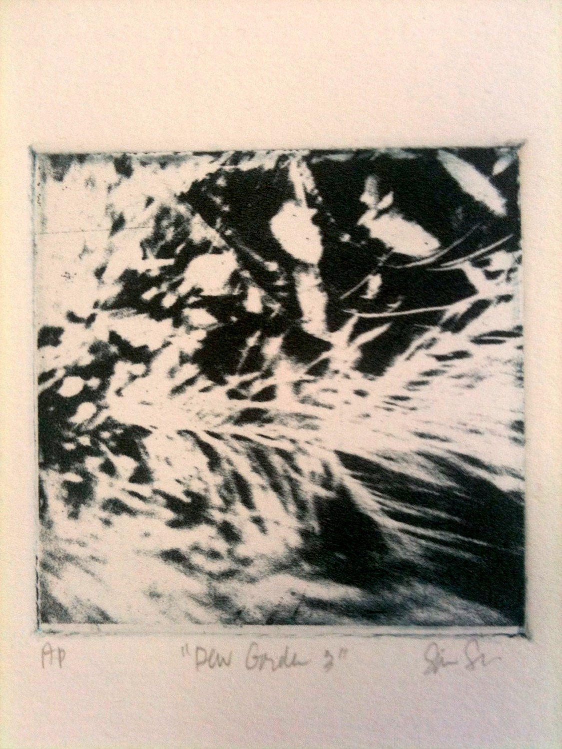Etching - Dew Garden series