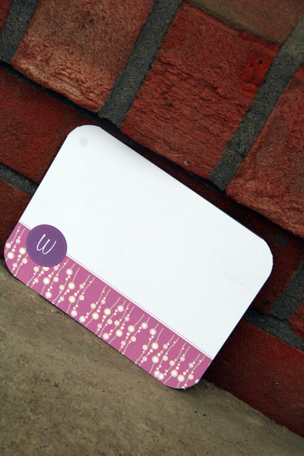 Personalized Monogram Postcard Set