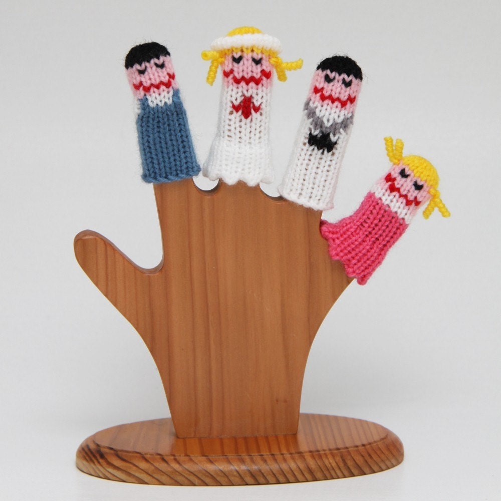 Hospital Finger Puppet Set  (Includes Doctor, Nurse, Boy, and Girl.)  We can create custom orders of individual puppets or puppet sets.