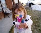 Mary had a Little Lamb and Little Boy Blue with Cow Finger Puppets.  We can create custom listings of individual puppets or puppet sets.