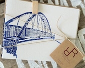 Footbridge - Set of 8  Blank Cards