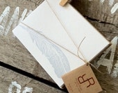 Feather - Set of 8 Blank Cards