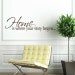 Home is Where Your Story Begins vinyl wall words