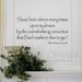 Abe Lincoln Prayer Quote vinyl decal