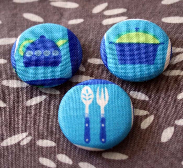 Kitschy Kitchen Magnet Set / Set of three handmade kitchen themed gifts