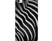CLEARANCE iPhone 4 Case - iphone 4s plastic case iphone Abstract Photograph zebra animal stripes black white geometric