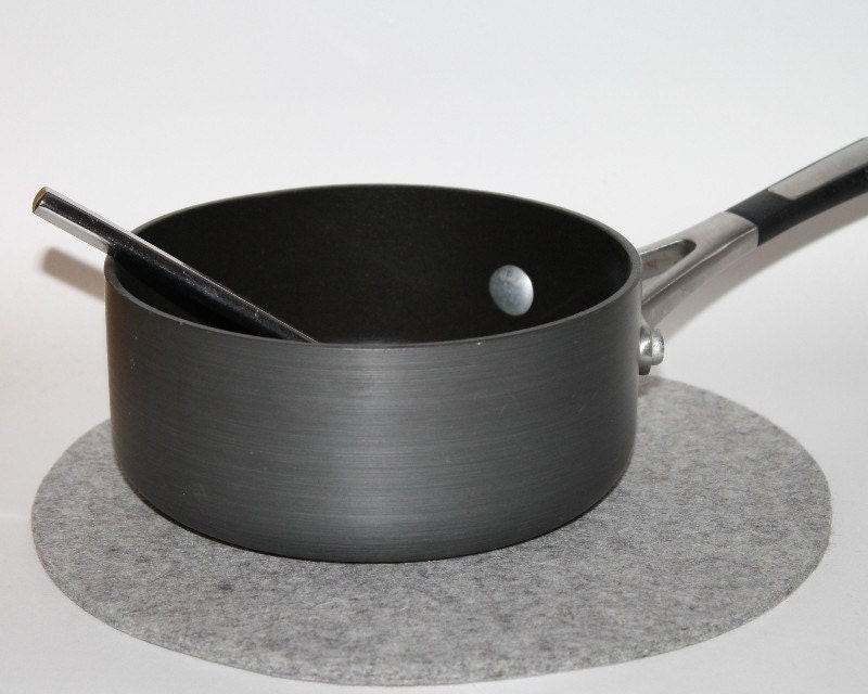 Felt Trivet in 5mm Thick Virgin Merino Wool Felt