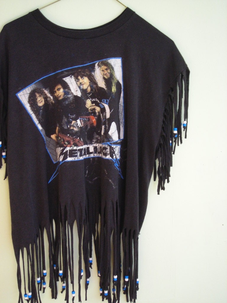 beaded fringe shirt