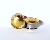 Gold Tribal Plugs 1 Inch  25mm