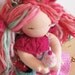 Custom handmade 15'' waldorf doll by FeeVertelaine reserved for curlysue13- 6 th last instalment