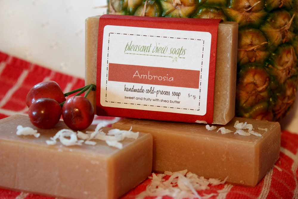 Ambrosia Handmade Soap Cold-Process Bar