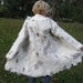 Hand felted wool coat jacket WILD WEST
