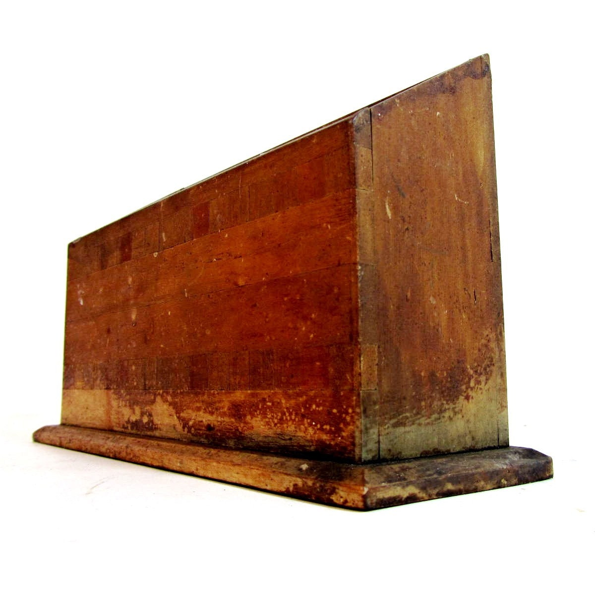Vintage shabby chic wooden letter box
