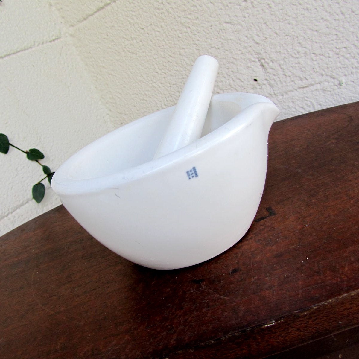 Vintage Coors apothecary mortar and pestle extra large