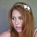 vintage rose and rhinestone wedding tiara, wedding hair acessories