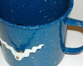 RLBECC . . .Rather Large Blue Enamel Cup Clock