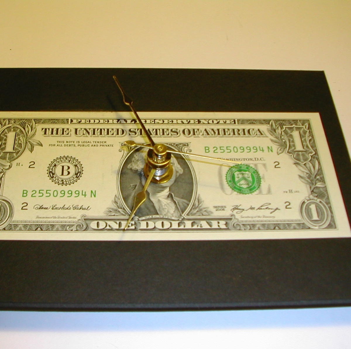 Time is money. . . or is that . . . Money is time . .  Clock