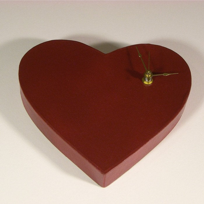 Wall clock - Red Heart