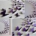 Purple Paint Chips Recycled - 3D Butterfly Art - 8x10 - Ready to Ship