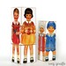 Wood Toy Puzzle Girls Children's Victorian Paper Doll Wooden Baby Blocks gift under 50