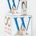 DELUXE Alphabet Wooden Baby Blocks wood toy building blocks eco friendly children toy - set of 12 in two sizes