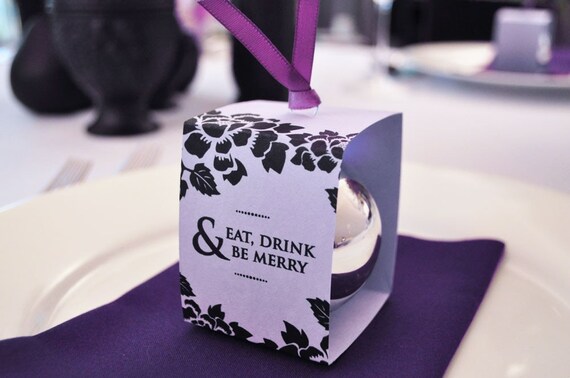 Printable - DIY Ornament Favor Wrap