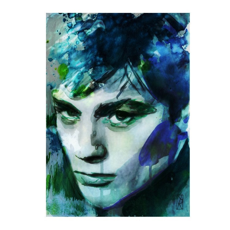Man Art Print Art Poster Digital Portrait