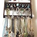 Ring Holder - Jewelry Display,  20 Rings, 54 Plus Pairs, 16 Pegs, Cocoa Brown, Boutique Quality & Design, Great MOTHER'S DAY GIFT, rts