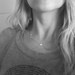 Tiny Rustic Crescent Moon and Star Necklace