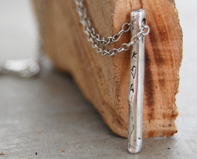 Meet Me at the Birch Family Tree Necklace - Personailzed Custom with Two Leaves