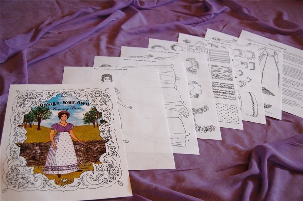 Design Your Own Regency Dress Kit