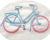 Embroidery Pattern Freewheelin' Bicycles PDF