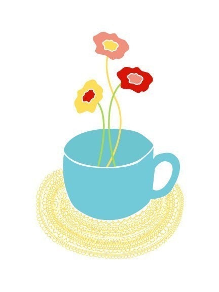 Teacup (Blue)