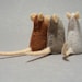 Little Felt Mice - set of 3