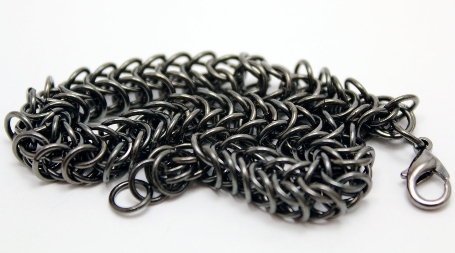 Gunmetal Box Chain Bracelet