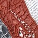 Copper Saxophone Lace Bookmark