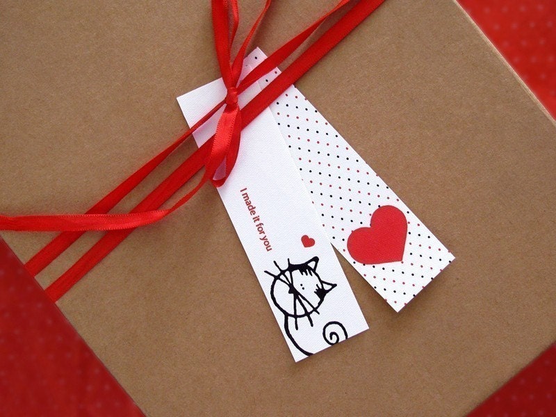 Valentine day cats stationery set