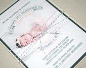 Precious Girl Baby Announcement