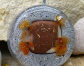 Etheric Energy Pendant with Carnelian Agate - Serenity and Creativity