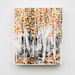 Autumn FOREST Original Encaustic Painting Trees