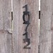Metal Address House Numbers Set of 5 Vertical