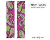 Pretty Paisley - Peyote Bracelet Pattern - INSTANT DOWNLOAD