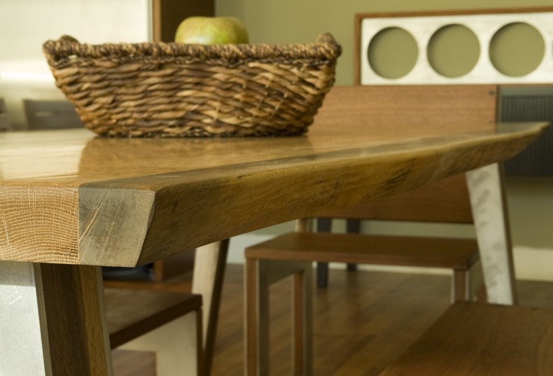 Reclaimed Table - Table with Flitch