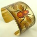 Humble Bumble Honey Bee Brass Cuff Bracelet - Charles Darwin Insect Jewelry