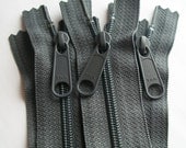 Long Pull Purse Zippers 18 Inch (5) pieces Slate Gray YKK Color 914