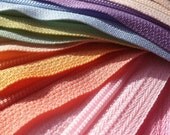 8 Inch Ykk Zippers PASTEL Sampler Pack