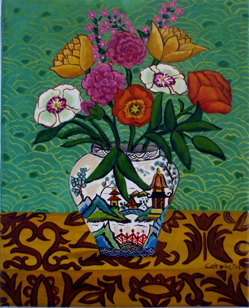 Chinoiserie Vase-small open edition print