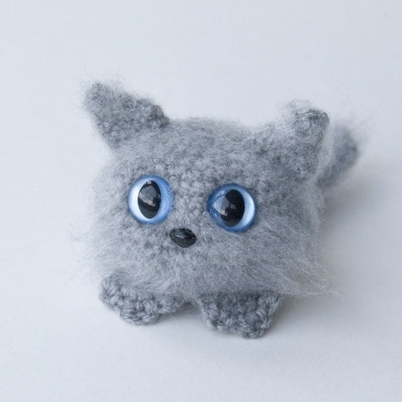 Instant Download Crochet Pattern - Amigurumi Dust Kitten