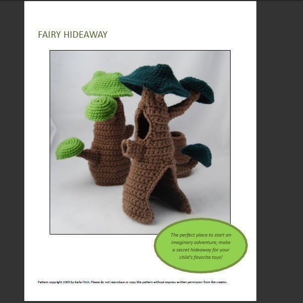 Instant Download Crochet Pattern - Fairy Hideaway
