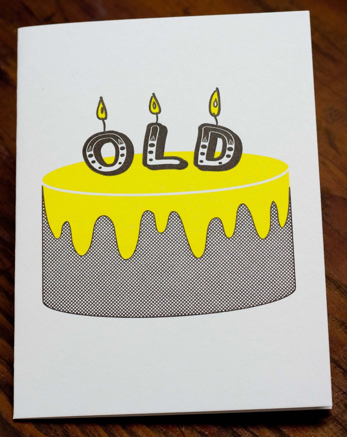 burning birthday cake